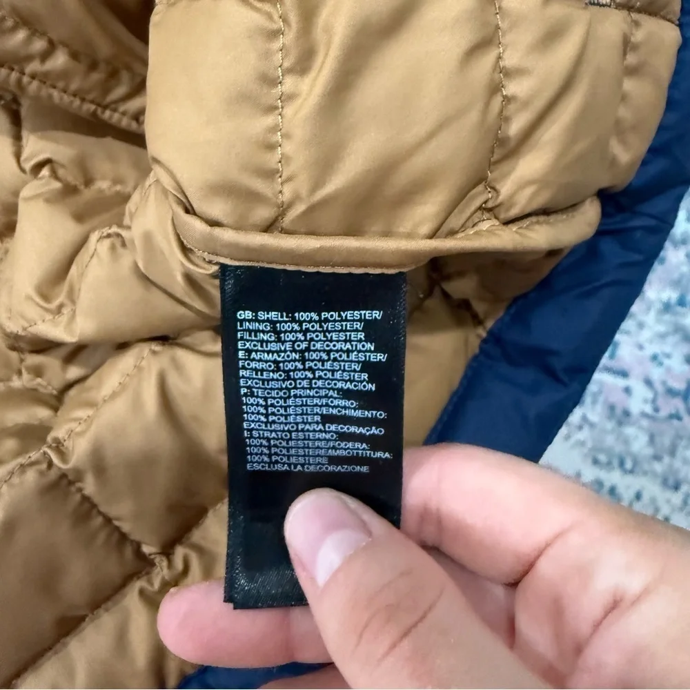 The North Face Jacket Thermoball Eco Snap Puffer in Navy